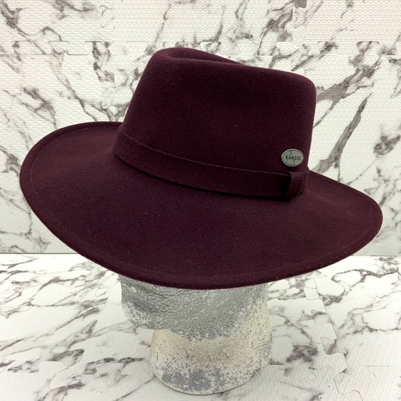 Kangol Burgundy Lite felt Barclay Trilby Hat